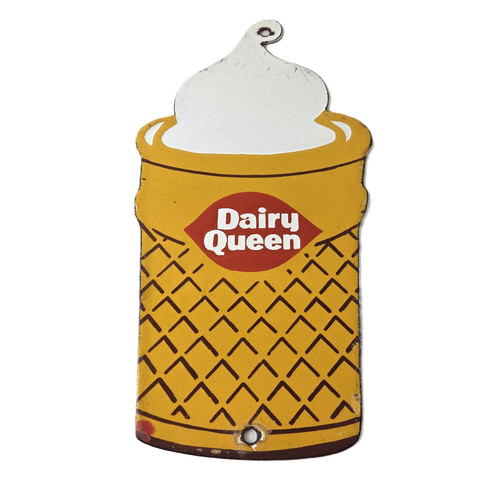 Vintage dairy queen - sign,