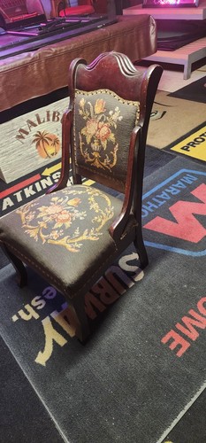Antique eastlake chair with - antique,