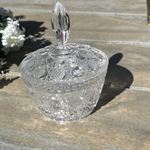 Antique crystal pressed - antique,