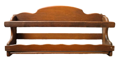 Vtg wood spice - spice, shelf