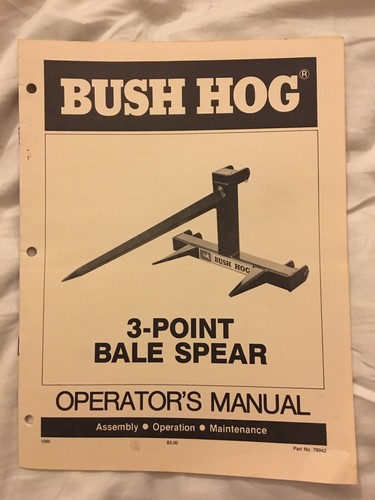 Bush hog point bale - bush,