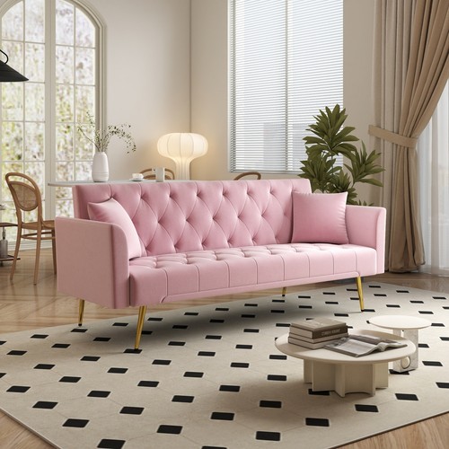 Modern velvet convertible - modern,