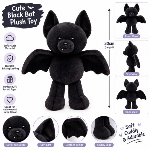 30cm posable bat - bat, toy