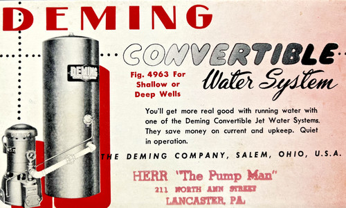 Deming well pumps - deming, ink