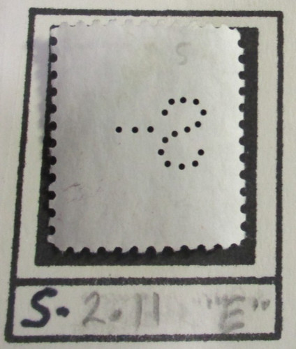 Perfin 2 11 - u.s.,