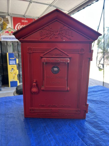 Vintage antique gamewell fire - vintage,