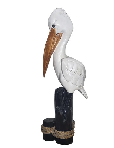 Hand carved wood post - wood,