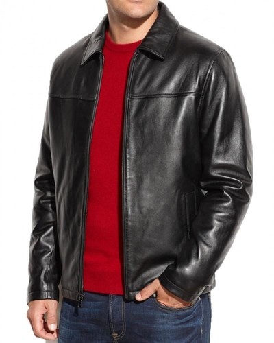 Men leather jacket 100 - men's,