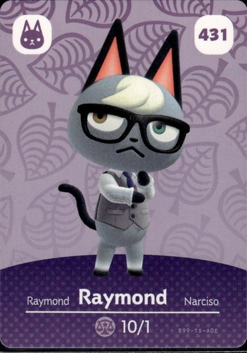 431 raymond amiibo card - 431,