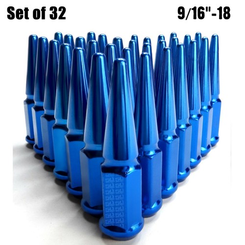 Spike lug nuts - lug, 9/16-18