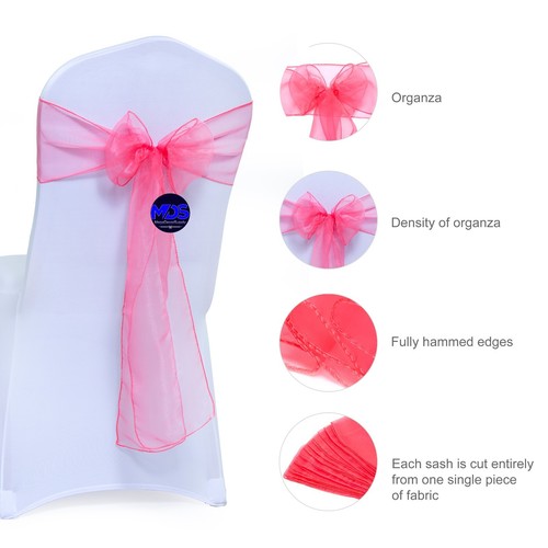 100 coral organza chair - 100,