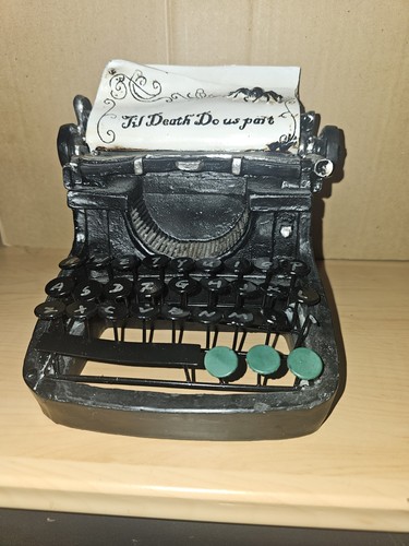 Halloween typewriter table top - halloween,