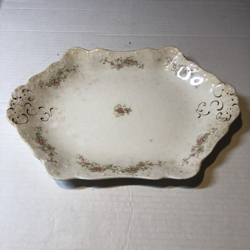 Vtg serving platter pink - vtg,