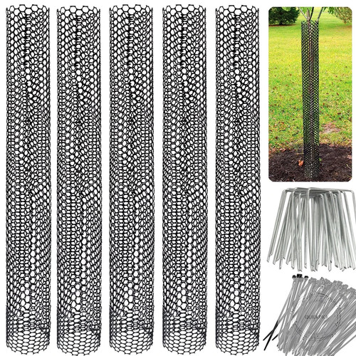 Mesh tree trunk protectors - protectors,, 6