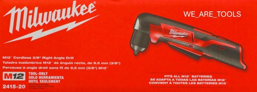 New box milwaukee 2415 20 - new,