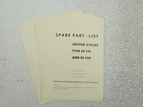 1959 motorcycle spare parts - spare,