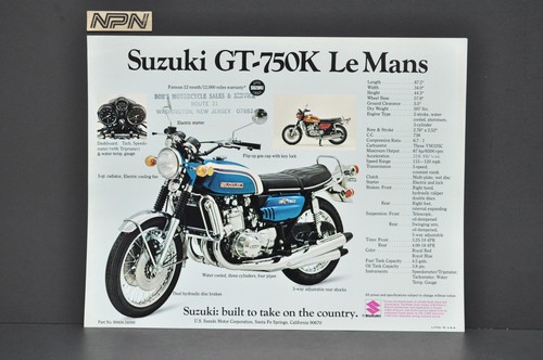Vintage nos 1973 suzuki gt750 - vintage,
