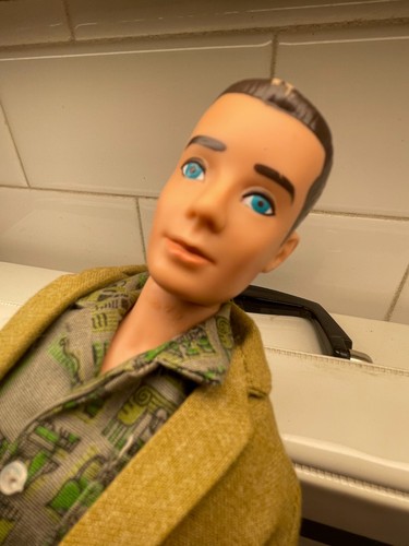 Vtg 1960 brunette - ken, barbie