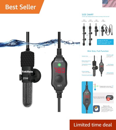 Mini fish tank heater 25w - mini,