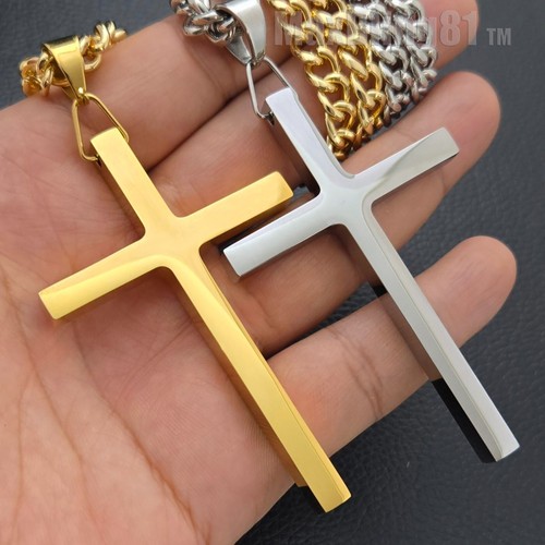 Stainless steel large cross - stainless,