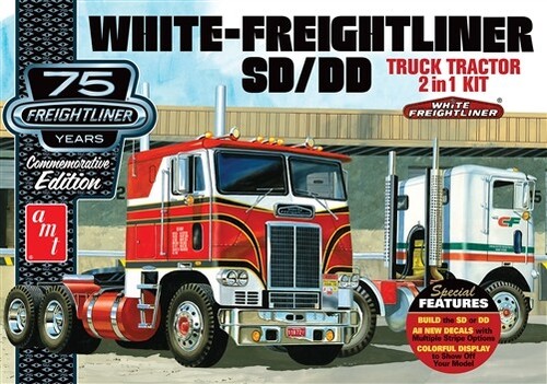Amt white freightliner - amt,