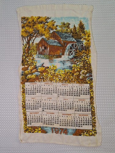 Vintage 1974 cloth linen - vintage,