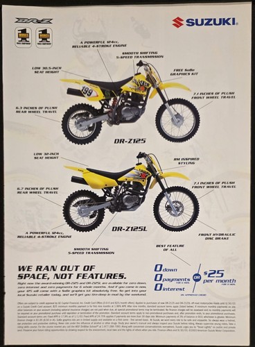 2003 suzuki drz125 drz125l - suzuki,