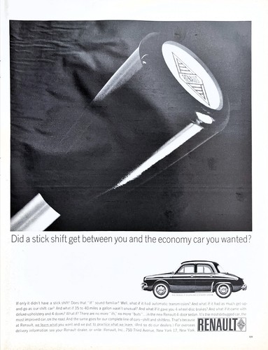 Renault dauphine economy sedan - renault,