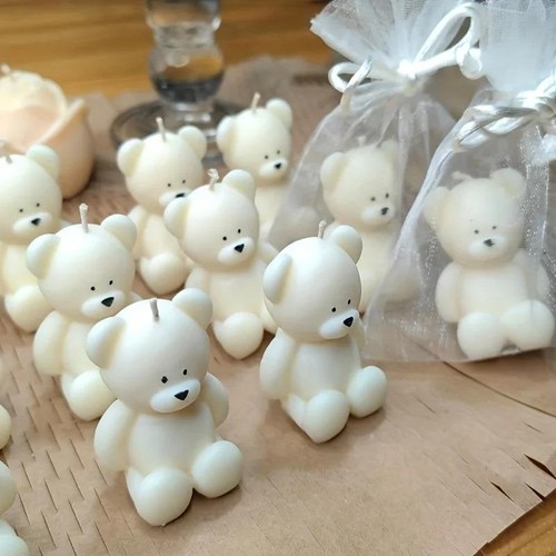 Silicone bear mold for scented - mold,