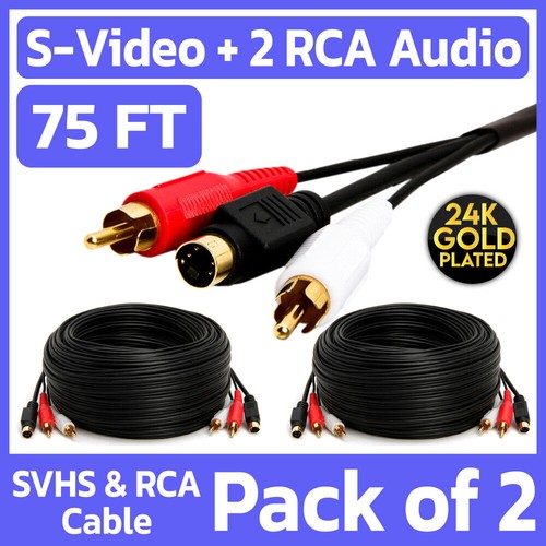 Pack video with 2 rca - s-video,