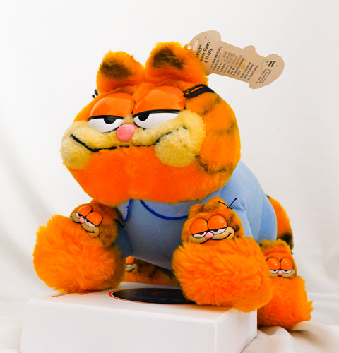 Vintage garfield plush - garfield, my
