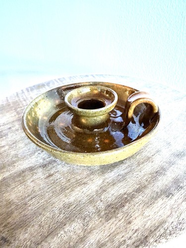 Jugtown candlestick holder - candlestick, 20