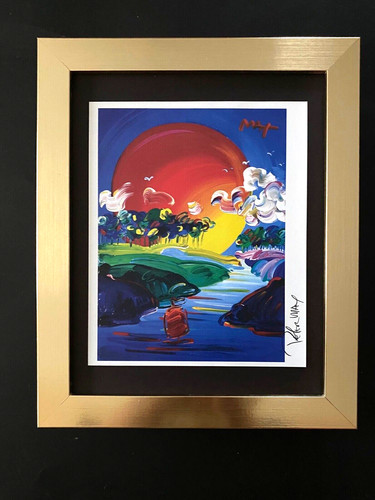 Peter max framed art - peter,
