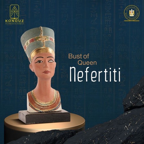 Queen nefertiti bust medium - nefertiti, (medium