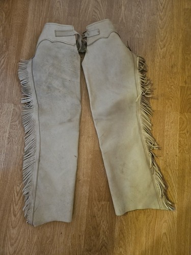 Chap parel leather fringe - chap,
