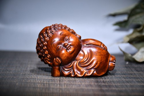 Chinese boxwood wood carving - wood,
