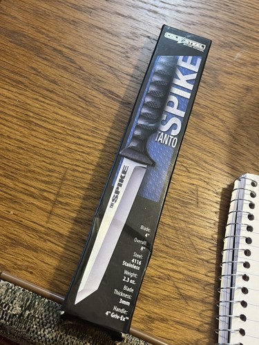 Cold steel tanto spike fixed - steel,