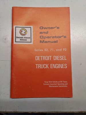 Detroit diesel truck engines - detroit,