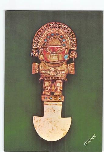 Postcard golden tumi - golden,