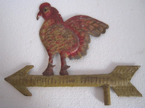 Antique weathervane rooster - weathervane,