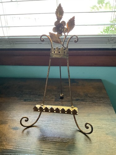 Italian florentine tole easel - italian,