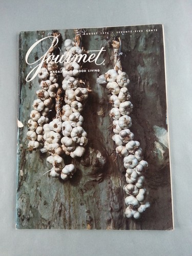 Gourmet magazine august 1976 - magazine,