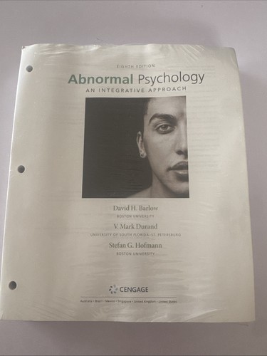 Abnormal psychology an - abnormal, psychology: