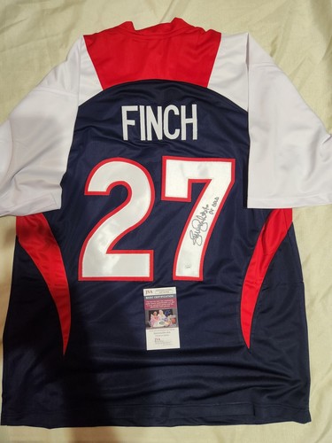 Jennie finch signed custom - finch,