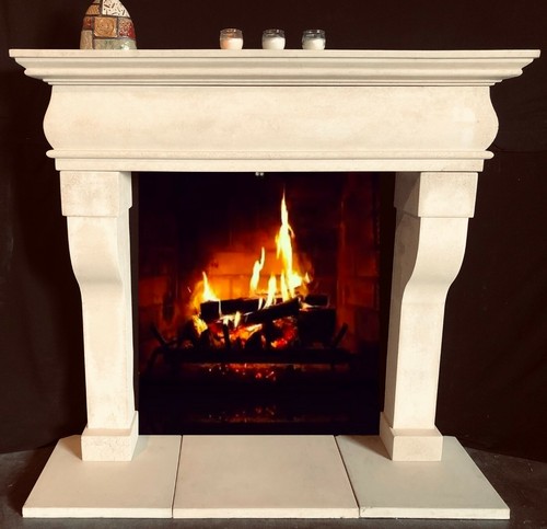 Fireplace mantle surround - fireplace,