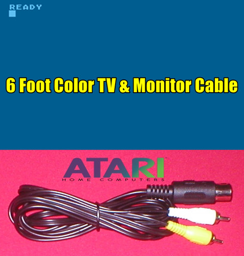 6ft color rca monitor - 6ft, av