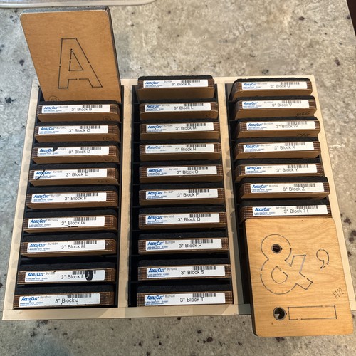 Accucut alphabet die set - alphabet,