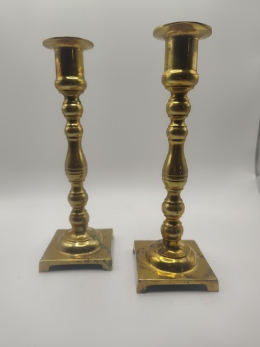 Vintage brass candlestick - ,