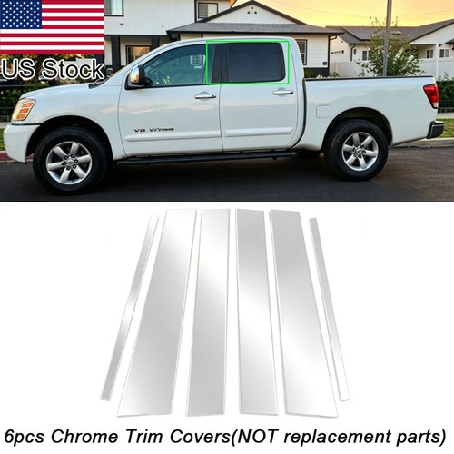 6pcs chrome pillar posts - pillar,
