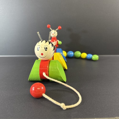 Vintage colorful pull along - ,